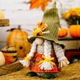 thumbnail image 6 of Thanksgiving Gnomes Plush, Fall Thanksgiving Gnomes Plush Long Leg Dwarf Doll Ornament Gnomes Decorations for Home Tiered Tray Tabletop Decor, 6 of 7