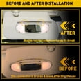 thumbnail image 2 of Sun Visor Vanity Mirror Cover Makeup For 2007-2014 BMW Mini Cooper R55 R56 R57 R58 R59 R60 R61, 2 of 9