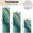 thumbnail image 4 of Teal Gold Marble Pattern Kitchen Rugs Sets Of 3,Kitchen Runner Rugs Non Skid Washable,Decorative Kitchen Floor Mats for Kitchen,Sink,Laundry,17"x30"+ 17"x47" + 17"x59", 4 of 6