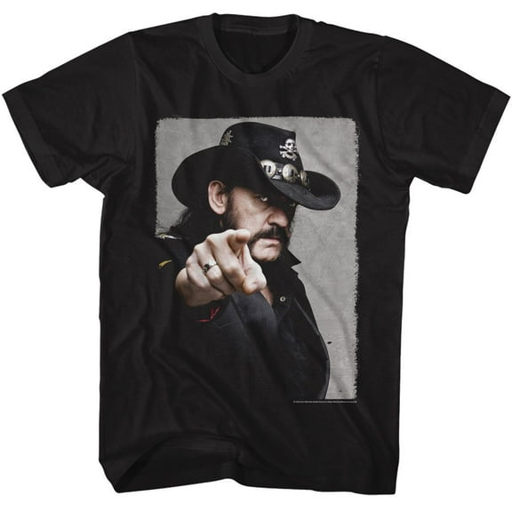 Lemmy Pointing Men's T Shirt (Black, AdultL)
