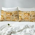 thumbnail image 3 of Erosebridal Wild Cheetah Comforter Cover Full, Jungle Animal Bedding Full Size, Brown Black Bedroom Decor, Reversible 3pcs (No Comforter), 3 of 7