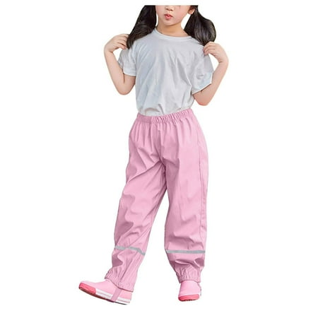 

pop seller Children s Girls Boys Rain Dungarees Rain Trousers Children s Wind And Waterproof Mud Trousers Breathable Mud Trousers For Boys And Girls Digging Trousers