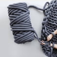 thumbnail image 4 of Super Chunky Blanket Yarn Soft & Thick Cotton Arm Weaving Throws Hand Knitting, 4 of 7