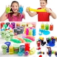 thumbnail image 3 of Kicko Putty and Slime Mega Pack - 50 Piece Assortment - Bottles and Cans of Colorful, 3 of 7