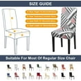 thumbnail image 4 of Chair Covers, Dining Room Chair Covers Stretch Dining Chair Covers Set of 4,Chair Covers for Dining Room,Kitchen,Hotel,Ceremony, 4 of 6