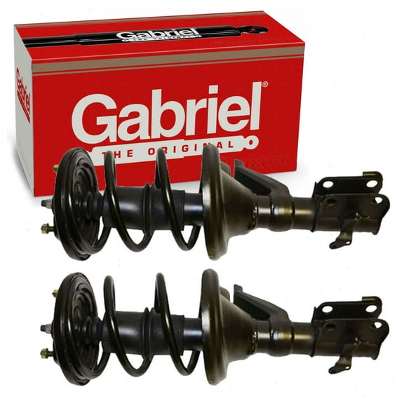 2 pc Gabriel G57049 ReadyMount Suspension Strut & Coil Springs for Assembly Shock Shocks Struts Fits select: 2001-2005 HONDA CIVIC LX