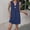 c01Blue, variant on JGGSPWM Summer Dresses for Women Solid Color Button Loose Casual A Line Dress Sleeveless V-Neck Sundress Mini Dress Black XXL