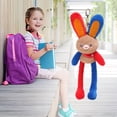 thumbnail image 5 of CSSAD Easter Bunny Toy Extendable Pull Funning Rabbits, Multicolor Stuffed Bunny Toy with Pull Up Ears, Pet Plush Bunny Doll Keychain Bag Gift Pendant for Kids, 5 of 5
