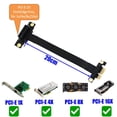 thumbnail image 4 of Cable de Extensión PCIE PCI Riser PCI-e Express Riser Card PCIE X1 para Placa Base Cable Adaptador Convertidor Extensor de 20 cm, 4 of 5