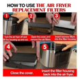 thumbnail image 4 of Replacement Air Fryer Filters Compatible with Instant Vortex Plus 6QT, 4 of 5