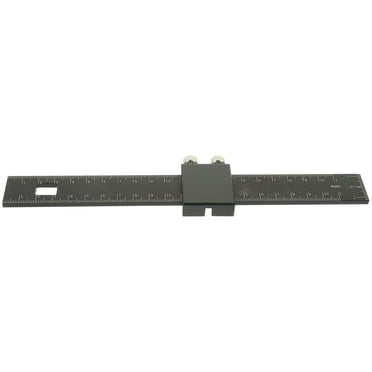 Steel Ruler Positioning Block Scribe Mark Line Gauge Carpenter ...