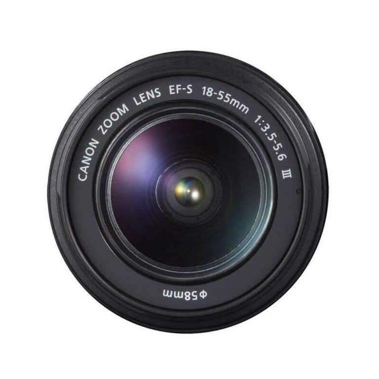Canon EF-S 18-55mm f/3.5-5.6 III Camera Lens (New in White