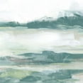 thumbnail image 2 of Vess, June Erica 15x15 Black Ornate Wood Framed with Double Matting Museum Art Print Titled - Emerald Valley Swath III, 2 of 4