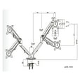 thumbnail image 2 of Dual Monitor Desktop Mount Bracket For 13 To 27-Inch LCD Screens Rotate & Tilt Adjust Two-Arm Desk Stand Support ,Easy to Use, 2 of 5