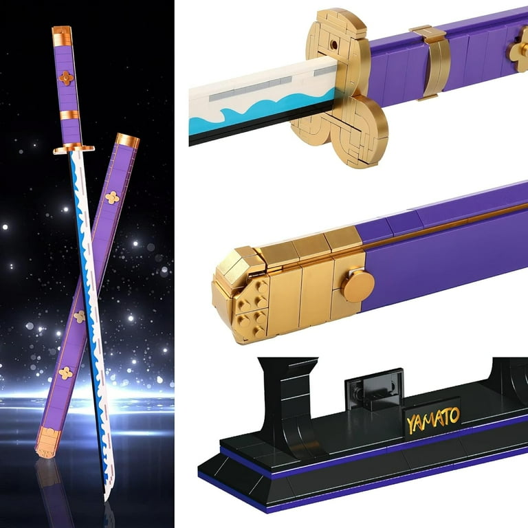NAYIHOOP Yamato Swords Building Sets One Piece Roronoa Zoro Enma