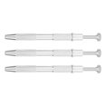 thumbnail image 2 of 3 piezas Pinzas para recoger bolas de perforación, pinzas profesionales de aleación de 4 puntas para cuentas de diamantes de imitación, herramienta de recogida plateada, 2 of 10