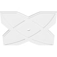thumbnail image 2 of 36"OD x 2"ID x 12 1/2"C x 1"P Titus Architectural Grade PVC Contemporary Ceiling Medallion, 2 of 11