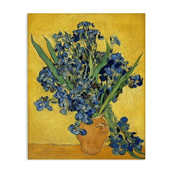 Stupell Industries Traditional Van Gogh Irises Post Impressionist Canvas Art, 16 x 20, by Vincent Van Gogh