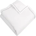 thumbnail image 2 of 400TC Cotton Double Edge Embroidery Sateen Solid Duvet Cover Set, 2 of 5