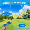 thumbnail image 4 of Zacro Airplane Launcher Toys(3 Pack ),  Foam Glider Catapult Airplane Toy for Boys Girls 4-12 Year Old, Outdoor Flying Toys Gifts, Red, Green, Blue, 4 of 7