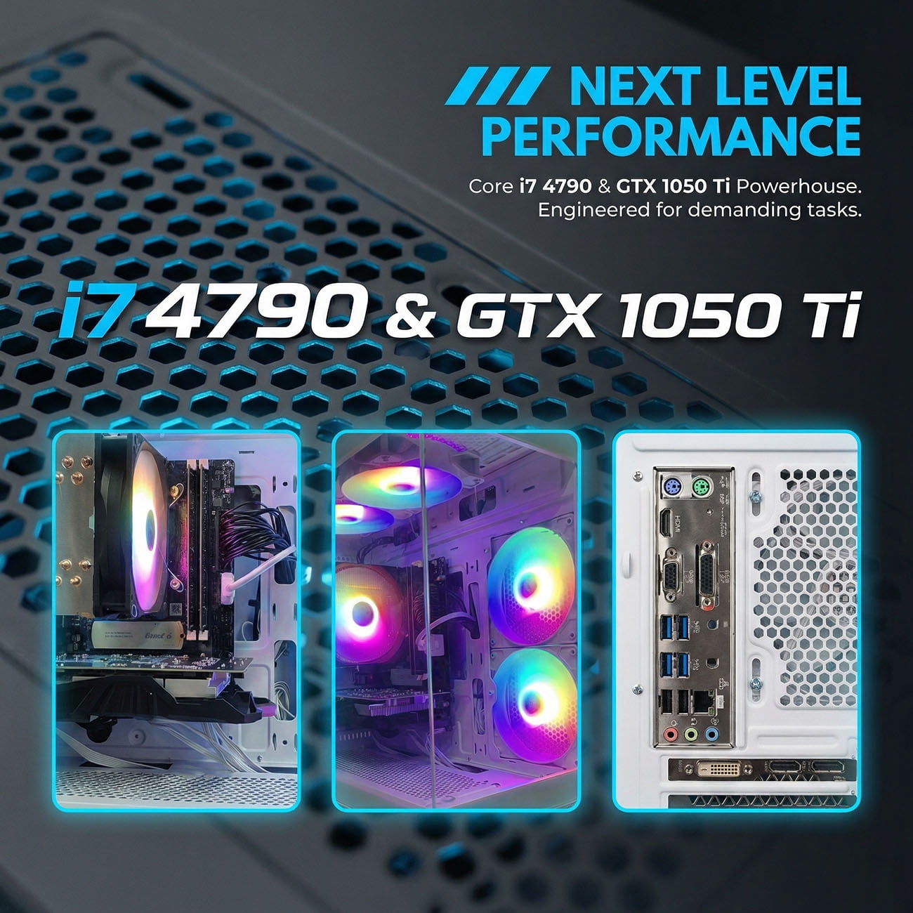 Budget Gaming PC Computers Desktop, Intel Core i7 up to 4.0GHz