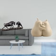 thumbnail image 2 of Figura De Toro Y Oso Feng Shui Moderna Con Soporte Para Libros De Pera Abrazable, Escultura De Animal De Cerámica Para Escritorio Y Estantería, Regalo, 2 of 8