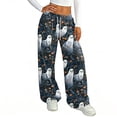 thumbnail image 4 of Trgacdwlo Halloween Pajama Pants Women Loose Fit Sleepwear Lounge Pants Women Cute Pumpkin Graphics Fall Cozy Comfy Women's Pajama Bottoms, 4 of 5