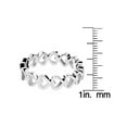 thumbnail image 4 of West Coast Jewelry Women's Open Heart Eternity Stainless Steel Ring, 4 of 4