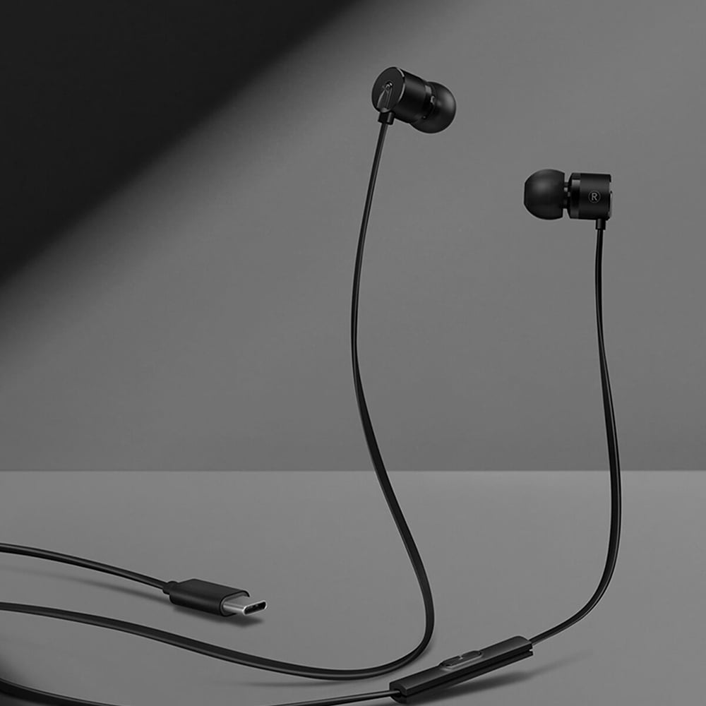 USB Type C Earbud Headphones, HiRes inEar Earphone with Mic Compatible with iPad Pro/MacBook