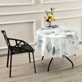 thumbnail image 7 of Dreamtimes 60" Leaf Round Tablecloth, Waterproof Tablecloth Stain Resistant and Wrinkle Decorative Patio Table Cloths for Kitchen Dinning Room Party Home Garden Picnic, 7 of 7