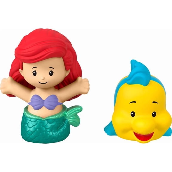 Fisher-Price Little People Disney Princess Ariel & Flounder Figure Set