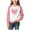 Pink, variant on 3-15 Years Cute Long Sleeve Casual Loose Fit T-shirts Tops for Girls Pink 7-8 Years