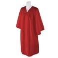 thumbnail image 4 of Class Act Graduation Unisex Matte Graduation Gown Or Choir Robe, Multiple Colors, X-Large, Plus 1 4'9"-5'5" Over 220 lb., Navy, Cap & Gown, 4 of 9