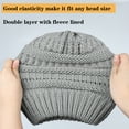 thumbnail image 4 of Fantaslook Womens Beanie Winter Hat Warm Chunky Cable Knit Hats Soft Stretch Thick Cute Cap for Cold Weather, 4 of 6
