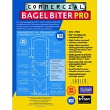 Hoan Dishwasher Safe Bagel Biter Guillotine in Red