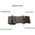 thumbnail image 3 of 1Pcs Drawer Lock Without Perforated Aluminum Alloy 90° Rotary Latch Lock Hasp Locking Thickened Connecting Shaft for Cabinets Windows Drawers, 3 of 5