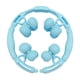 thumbnail image 5 of Rodillo de piernas de 16 ruedas, rodillo muscular para espalda, glúteos, cuello, masaje de tejido profundo, abrazadera circular para piernas, para azul, 5 of 8