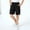 Black, variant on Amidoa Toddler Boys Cargo Shorts- Baggy Cotton Casual Elastic Waist Kids Summer Shorts Khaki Size 5 T