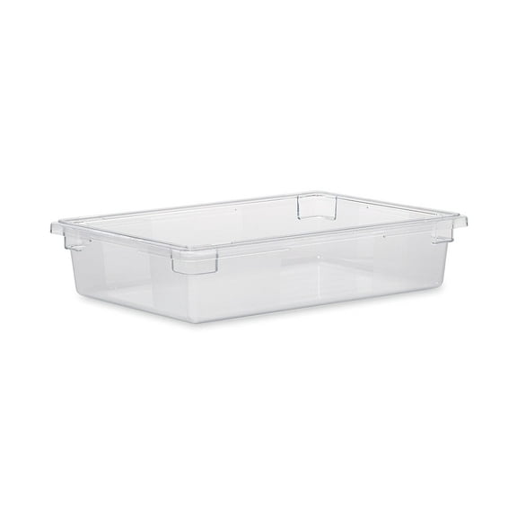 Commercial Products Polycarbonate Food Storage Box/Tote, 8.5 Gallon, Clear, for Restaurant/Kitchen/Cafeteria (Lid Included)