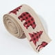 thumbnail image 1 of Red Wired Cloth Ribbon for Christmas Decorations Gift Wrapping and DIY Crafts, 1 of 3