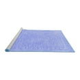 thumbnail image 2 of Ahgly Company Machine Washable Indoor Round Oriental Blue Industrial Area Rugs, 7' Round, 2 of 4