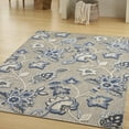 thumbnail image 3 of Nourison Aloha Indoor/Outdoor Blue/Grey 6' x 9' Area Rug, (6x9), 3 of 10