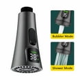 thumbnail image 2 of Kitchen Faucet Nozzle Pull Out Sink Water Tap Nozzle 2 Modes Universal LED Digital Display Faucet, 2 of 6