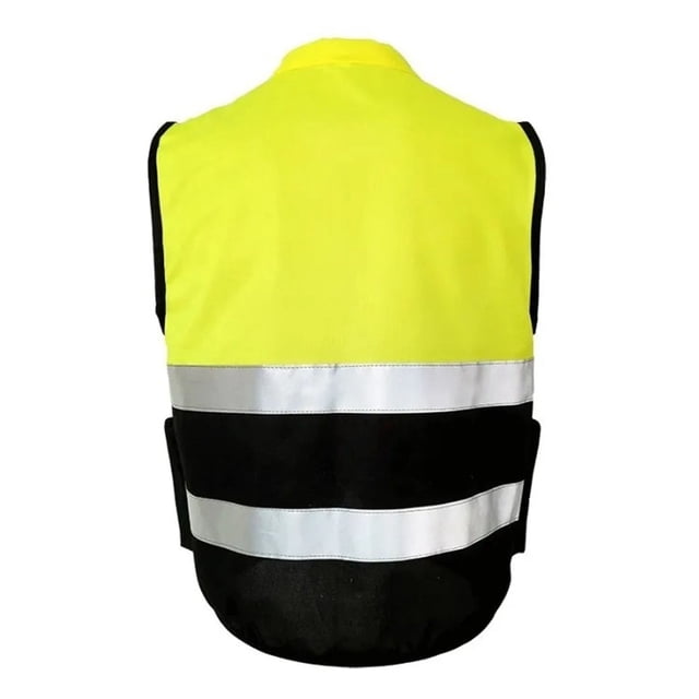 Chaleco de alta visibilidad Bling Bling chaleco de seguridad reflectante Amarillo Negro empalme