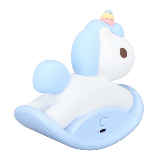 Luz Nocturna LED de Silicona Unicornio USB Recargable Portátil para Niños Lindo Caballo Bebé LED Animal Luz Nocturna Junto a la Cama con Temporizador para Guardería Dormir ANGGREK Otros