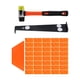 thumbnail image 4 of Juego de instalación de pisos de madera laminada, 43 Uds., con espaciadores, resistente, barra de tracción, mazo con mango de fibra de vidrio de alta Bloque trapezoidal Macarena Instalación de pisos, 4 of 8