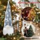 thumbnail image 4 of Adorno de Navidad con colgante de gnomos sin rostro que brillan con luz LED (Gris B) Likrtyny Para estrenar, 4 of 7