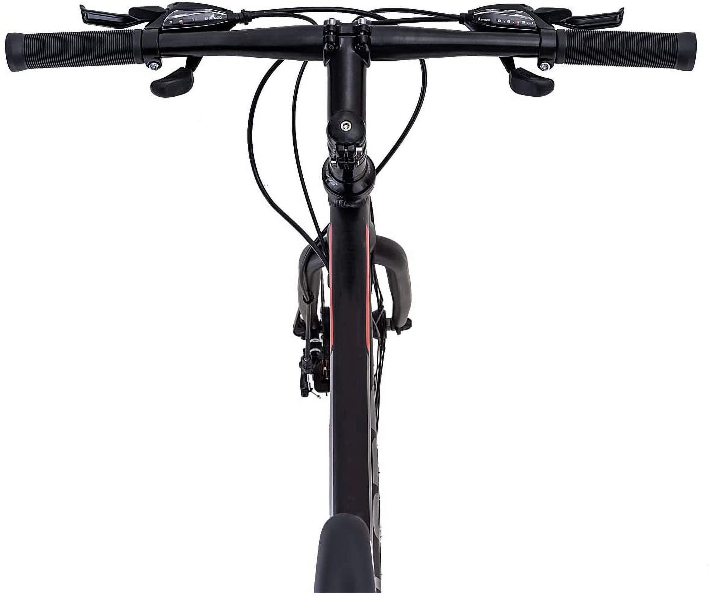 Hiland Road Bike Hybrid Bike Aluminum Frame 700C 24 speeds with Disc Brake - image 4 of 6