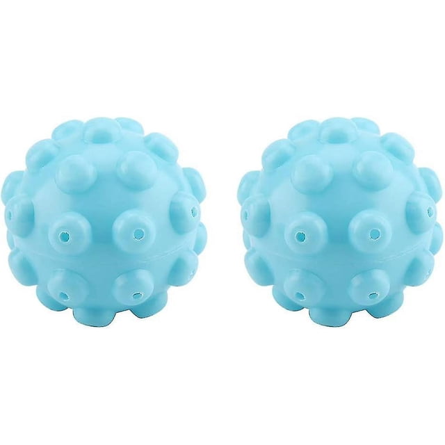 ZHAOCHENG Bolas para secadora - 2 Unids/set Azul Pp Bolas para secadora reutilizables Lavado de ropa Secado Suavizante de telas Accesorios para bolas