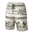 thumbnail image 5 of Naloa Rice Harvest Men's Beach Shorts, Surfing shorts, Swim trunks, Quick Dry Swim Trunks for Surfing Beach Fun - Large, 5 of 9